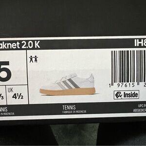 Adidas White and Gray Tennis Shoes